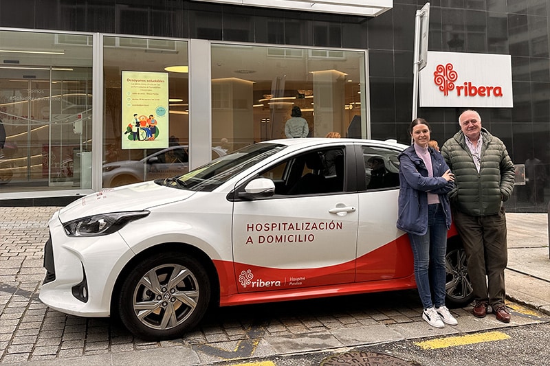 Uno de los nuevos vehículos híbridos con parte del servicio de HADO